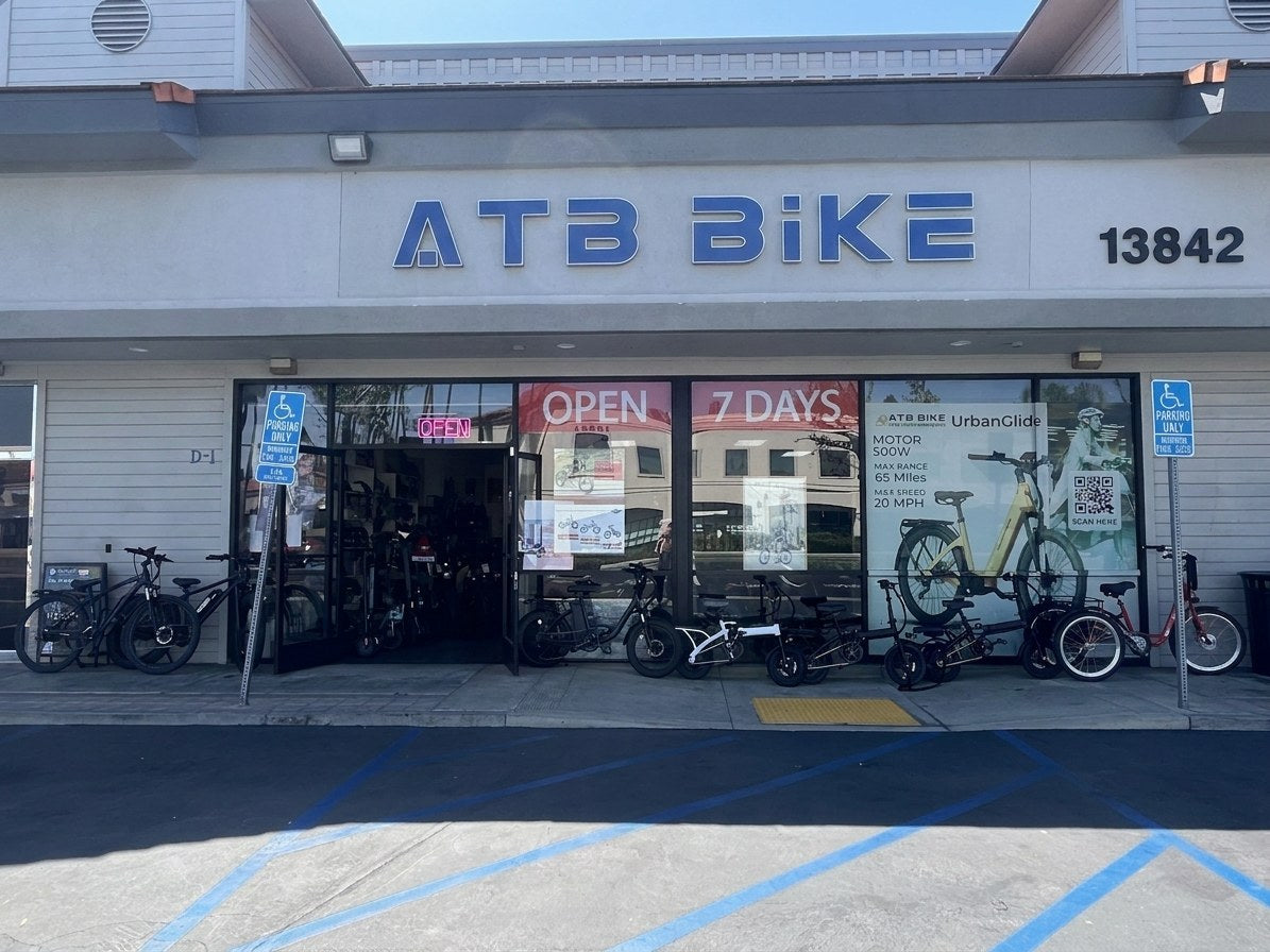 ATB Bike storefront in Tustin