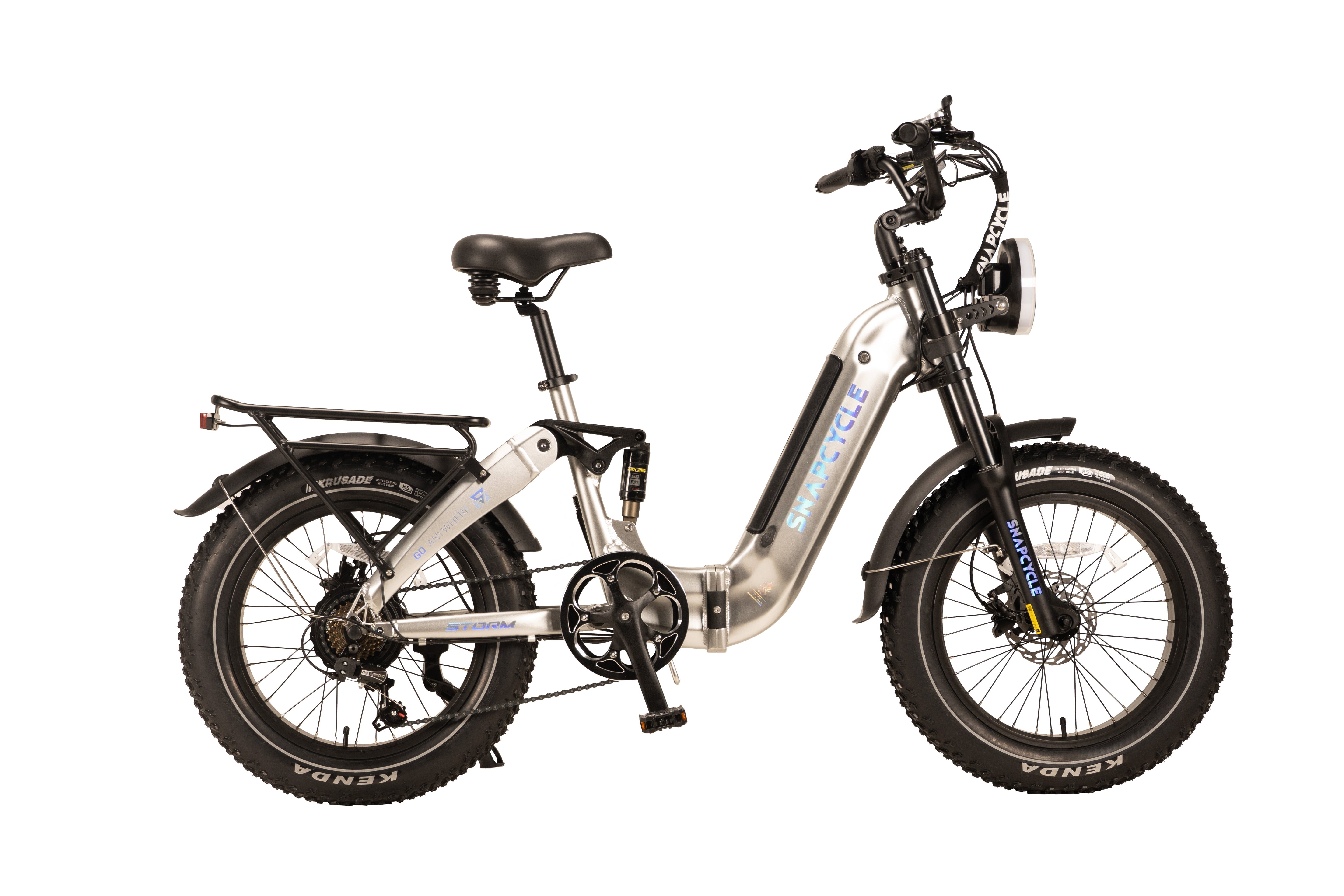 Snapcycle Storm 电动折叠车侧面