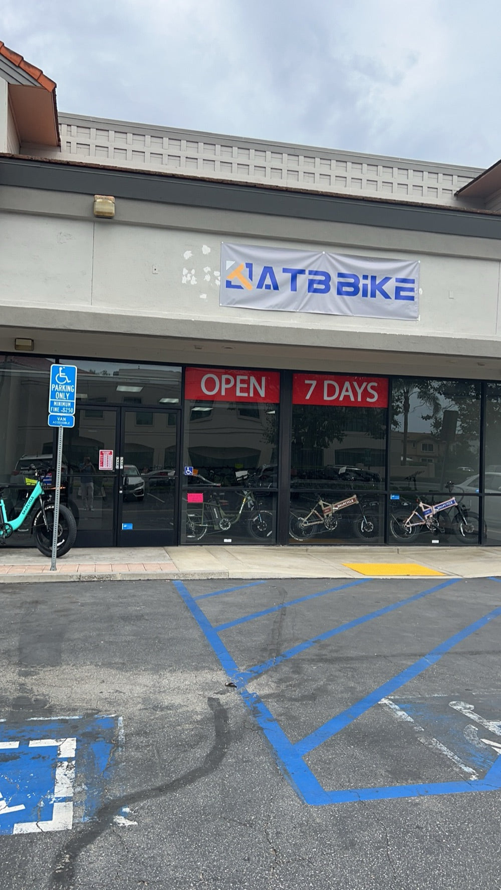 ATB Bike storefront in Tustin